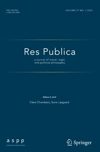 Front page of Res Publica, rights Springer