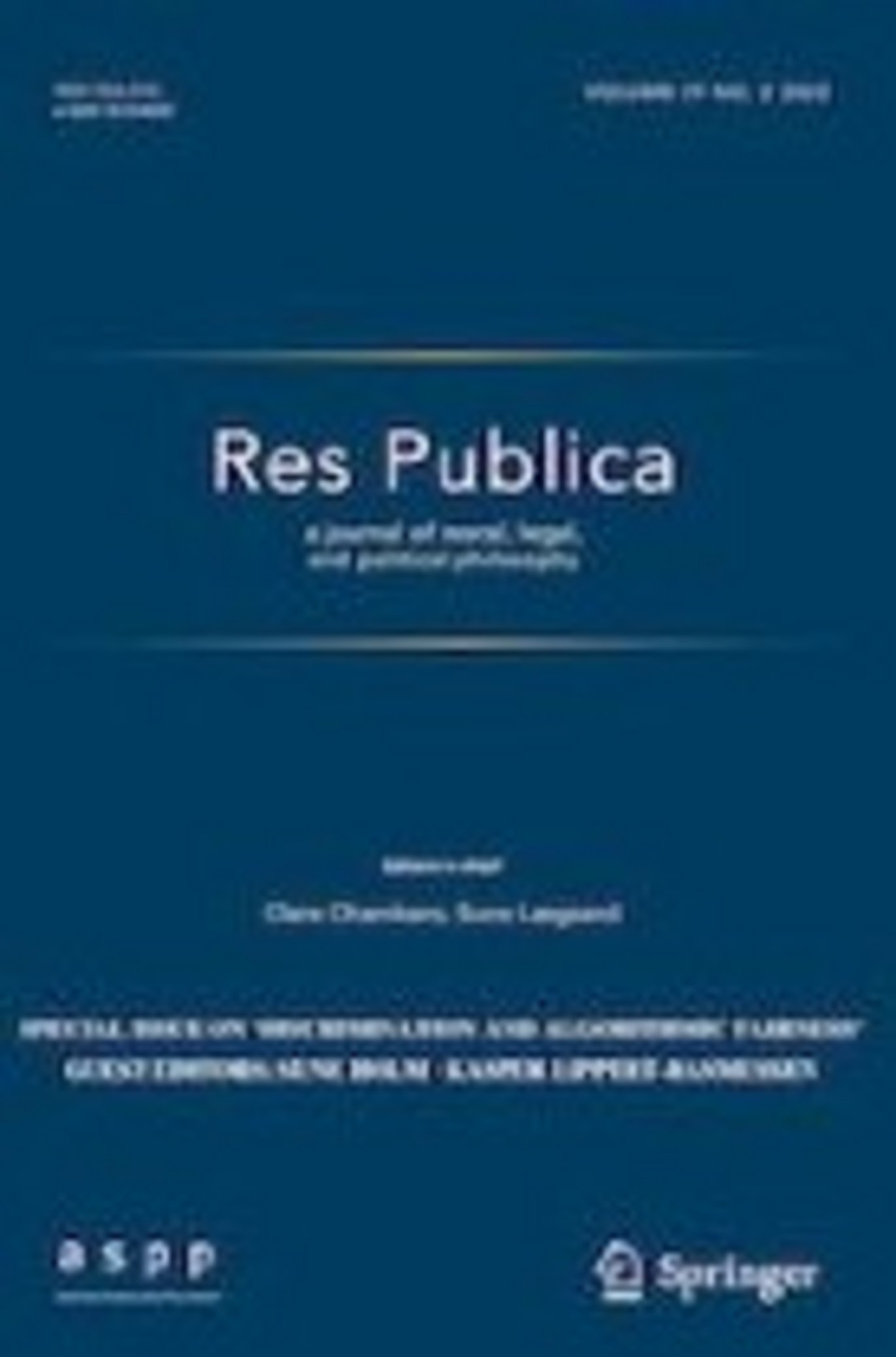 Front page of Res Publica