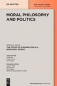 Forsiden på journalen Moral Philosophy and Politics