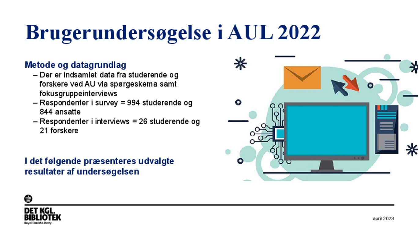 gennemgang af brugerundersøgelsen