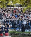 Kapsejladsen tiltrækker store menneskemængder, og det begrænser adgangen til veje og parkering i Universitetsparken i dagene før og efter. Foto: Aarhus Universitet.