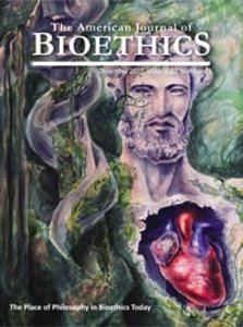 [Translate to English:] Cover of The American Journal of Bioethics online version of record before inclusion in an issue.  Rights: Taylor & Francis Online