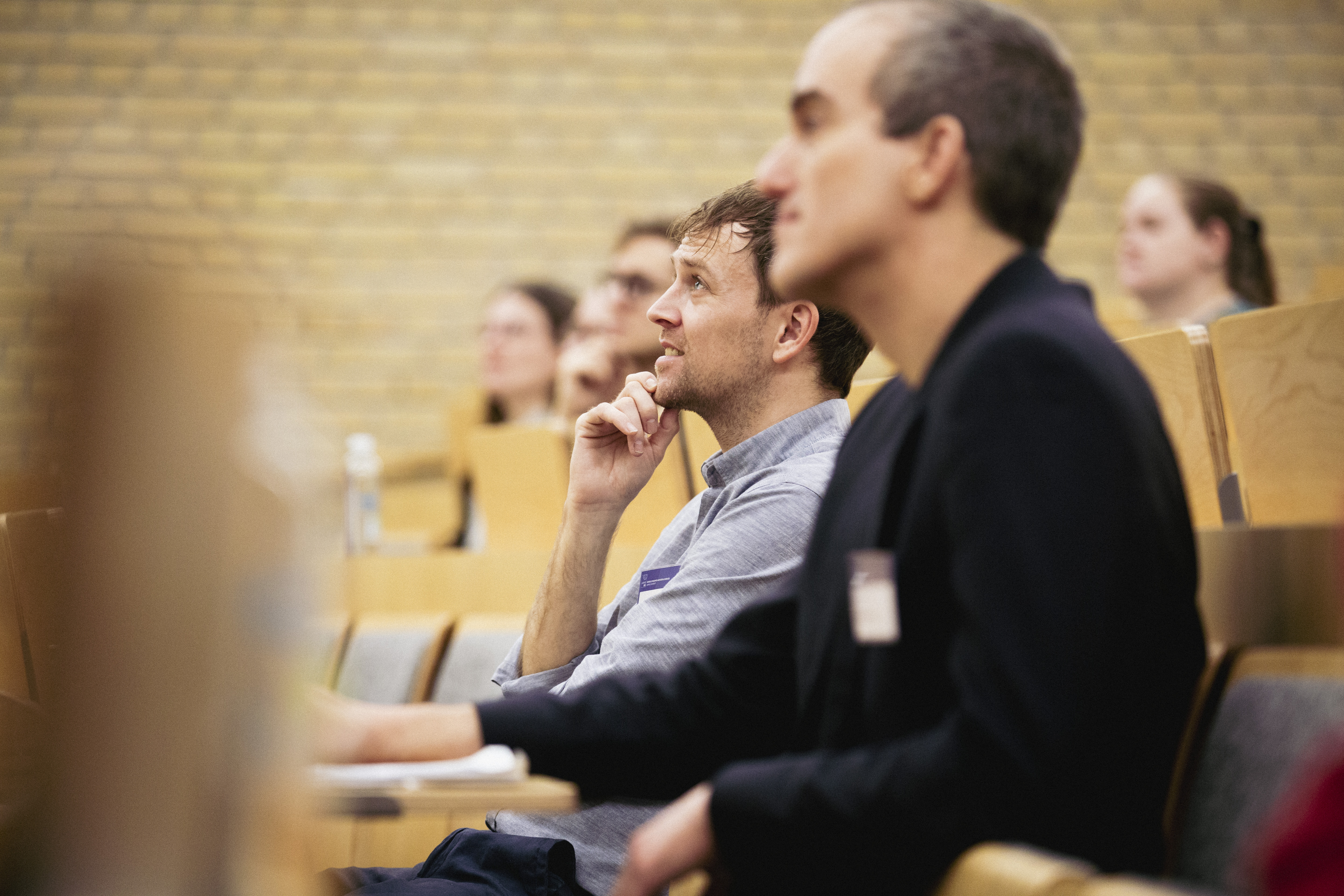 Audience listening to talk
